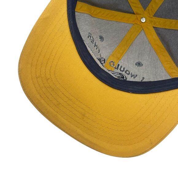 Bass Pro Shops Hat Kids Gray Yellow “I Would Rather Be Fishing” Cap - Picture 6 of 7
